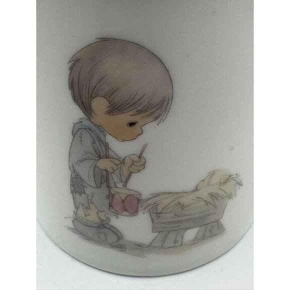 Precious Moments Mug I'll play my drum for you 1980 Japan Drummer Boy Nativity - Picture 5 of 8